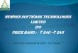 Newgen Software Technologies LIMITED IPO Price Band… · Purchase and furnishing of office premises near Noida-Greater Noida ... 316.2cr, in six months period ended September 30,