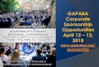 GAPABA Corporate Sponsorship Opportunities April 12 13, 2018 Gala General/2018...Gala Brochure, and advertising materials/emails posted before, during & after 2018 Annual GALA/SE Regional