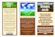 WHY HUMIC ACID? HUMIC ACID - Tara Solutions · HUMIC ACID WHY HUMIC ACID? 11-12 Humic Acids are the end result of the composting of ancient plant and animal matter. These complex