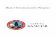 Hazard Communication Program - Bangor, Maine · Hazard Communication Program Department of Safety and Environmental Management Created: 7/20/18 Revision: New 3 | Page Precautionary