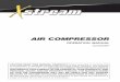 AIR COMPRESSOR - xstreamwashers.com · AIR COMPRESSOR CAUTION READ THIS MANUAL CAREFULLY before operating or servicing this air compressor, to familiarize yourself with the proper