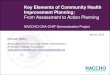 From Assessment to Action Planning · Key Elements of Community Health Improvement Planning: From Assessment to Action Planning NACCHO CHA-CHIP Demonstration Project April 23, 2012