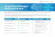 Technology Solutions · adoption journey with minimal challenges and risk Our domain experience enables us to deliver differentiated value Quick turnaround time in R&D processes Agile