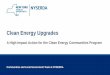 Clean Energy Upgrades - NYSERDA · 2019-09-12 · energy upgrades across a portfolio of municipal buildings. • Enter GHG emissions of all municipal buildings for the baseline year