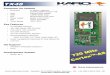 TX48 - glyn.de · The TX-48 is pin compatible with all TX modules. This approach has the advantage of providing the developer with the potential for creating scalable systems. All