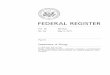 Department of Energy · 2011-05-09 · 24762 Federal Register/Vol. 76, No. 84/Monday, May 2, 2011/Rules and Regulations DEPARTMENT OF ENERGY 10 CFR Parts 429 and 430 [Docket No. EERE–2010–BT–CE–0014]