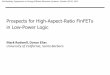 Prospects for High-Aspect-Ratio FinFETs in Low-Power Logic€¦ · Prospects for High-Aspect-Ratio FinFETs in Low-Power Logic Mark Rodwell, Doron Elias University of California, Santa