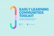 EARLY LEARNING COMMUNITIES TOOLKIT - Save the Children · The Early Learning Communities Toolkit is a collaborative endeavour, informed by an accompanying evidence review, the Dartington
