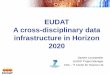 EUDAT A cross-disciplinary data infrastructure in Horizone-irg.eu/documents/10920/208005/eudat_e-irg_5112013b.pdf · If there are hundreds of Research Infrastructures, how many different