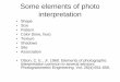 Some elements of photo interpretationweb.pdx.edu/~nauna/Week1_Review.pdfSome elements of photo interpretation • Shape • Size • Pattern • Color (tone, hue) • Texture • Shadows