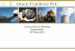 Annual General Meeting Presentation 20th May 2015 · Annual General Meeting Presentation 20th May 2015 . ... Oracle advancing its US$1.5 billion integrated thermal coal and power