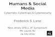 Humans & Social Media - SPELL JIF · Humans & Social Media Frederick S. Lane New Jersey SPELL JIF Symposium. Mt. Laurel, NJ. 24 July 2019. Cyberrisks, Cybertraps & Cybersecurity