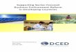 Supporting Sector-Focused Business Environment Reform in ... · manufacturers. This requires regular consultation and public-private dialogue, involving large and small-scale manufacturers