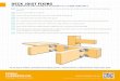 Deck Joist Fixing - miteknz.co.nz · Deck joist or nog 2mm max. D offcut of 150mm long Pair of CPC40 deck joists Cleats ﬁxed as per detail B Nog Post Maximum post spacing 1000mm