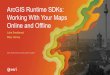 ArcGIS Runtime SDKs: Working With Your Maps Online and Offline · app. Portal . backend. Runtime. app. On-demand workflow ... -Salon Heine I and II. Complete answers. and select “Submit”