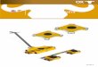 TANQUETAS MANUALES OX · 2016-06-09 · The OX-TROLLEYS systems are groups of normal trolleys, that are able to move loads up to 24 tons. They are made up of a trolley with a rotating