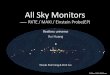 All Sky Monitors - Tsinghuaastro.tsinghua.edu.cn/~xbai/teaching/StudentSeminar2018S/201804… · •Only the night sky in the opposite direction of the sun is monitored. •Only half