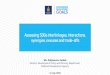 Assessing SDGs interlinkages, interactions, synergies, nexuses … · 2019-08-05 · Assessing SDGs interlinkages, interactions, synergies, nexuses and tradeoffs-12 July 2019. Ms