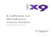 EndNote on Windows: Class Notes - Fudan University...EndNote on Windows: Class Notes - Fudan University ... 1 . 1 