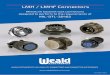 LMH/MIL-DTL-26482 Series 1 Circular Connectors Catalogue · 01 02 07 47 Style 06F Free, fine knurled coupling nut with grommet and cable clamp Style 06FG Free, fine knurled coupling