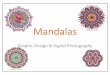 Mandalas€¦ · Your Assignment •You will be creating 2 different “Mandala” inspired works of art in Illustrator. •You will create documents that are 8” x 8”. •You