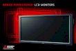 IMAGE PERSISTENCE: LCD MONITORS - Mitsubishi Electric€¦ · crystals. The MDT LCD Monitors offer various methods of turning off the LCD Monitor when the displays are not in use:
