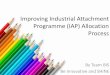 Improving Industrial Attachment Programme (IAP) Allocation ...€¦ · Improving Industrial Attachment Programme (IAP) Allocation Process By Team BIS. Be Innovative and SHINE