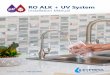 RO ALK + UV System · Inline Post Carbon Filter Alkaline Filter 1. Feed Water Adapter Valve 2. Leak Stop Valve 3. Sediment Water Filter 4. GAC Filter 5. Carbon Block Filter 6. Male