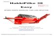 HakkiPilke 38 Easy - jswoodhouse.com Pilke 38 Parts Manual.pdf · HakkiPilke 38 Spare parts manual v. 1.12 Translated Page 10 . 2.1. Exploded view and parts lists of the lower section