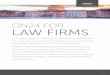ON24 FOR LAW FIRMScommunications.on24.com/rs/...ON24-for-Law-Firms.pdf · LAW FIRMS In a hyper-competitive landscape, law firms need to stand out from the competition. Successful