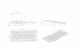 RAS01130 Keyboard Patent drawing linework2 · 60.61mm 13.65mm 13.65mm 11.35mm 11.35mm 14.51mm 1.95mm 5.29mm 13.65mm 6.13mm 284.80 mm 121.61 mm 20.34mm 121.6mm Cable length 1050mm