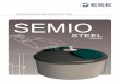 SEMI-UNDERGROUND WASTE SYSTEMS SEMIO · 2015-06-16 · SEMIO STEEL - SEMI-UNDERGROUND WASTESYSTEM GETTING TO THE BOTTOM OF THINGS Perfect for all locations with high amounts of waste: