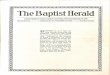 The Baptist Herald · Bloedow and S ;:creta1 y A. P. i\1 1hm were t he teachers. Thr 2e per.ods 0£ 40 min utes were held f rom 7.30 to 9.30 P. li-1. The weather during the week was