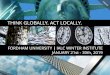 THINK GLOBALLY. ACT LOCALLY.€¦ · 2019 IALC Winter Institute: "Think Globally, Act Locally" The 2019 IALC Winter Institute ?Think Globally, Act Locally? is a unique language immersion