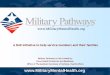 National Military Family Association (NMFA) · •~2 million children have one or both parents in the military •900,000 troops with kids have deployed since 2001 •Currently over