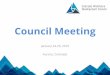 Council Meeting Vail, CO - Colorado · 2019-01-28 · Jan. 23 – Sectors • First week of March* – Advocacy • March 19 – Executive • May 29 – Education & Training •