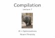 Compilation - maon/teaching/2016-2017/compilation/compilatioآ  Control-Flow Graphs â€¢ A control-flow