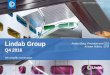 External Powerpoint Q4 2016 - Increased earning per share in 2016 Lindab Group financial highlights
