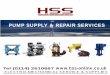 Pump supply and repair brochure · 2020-02-11 · They are used widely in manufacturing industries for wood, steel, glass, petro-chemicals, oils, chemicals & aggregates. Pumps come
