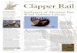 January 2011 Clapper Rail - Marin Audubon · The Agreement reflects the recommendation of the Alameda County Scientific Review ... Treasurer Josephine Kreider 381-1910 Finance Chair