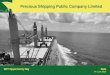 PRECIOUS SHIPPING PUBLIC COMPANY LIMITED · Precious Shipping Public Company Limited SET Opportunity Day Date 8th June 2020. Precious Shipping PCL 2 0 500 1,000 1,500 2,000 2,500