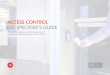 ACCESS CONTROL G AI SPECIFIER’S GUIDE files/GAI/Technical/GAI... · a single door, whereby all the programming and system set up is carried out at the door. Whilst identical sets