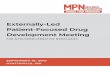 Externally-Led Patient-Focused Drug Development Meeting · 4 Patient Focused Drug Development Meeting for Myeloproliferative Neoplasms Our Mission The mission of MPNRF is to stimulate