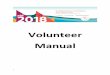 Volunteer Manual - TD San Diego · Dear ATD 2018 International Conference & Exposition Volunteer: Thank you for agreeing to volunteer your time at ATD’s International Conference
