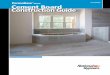 PermaBase BRAND Cement Board Construction Guide...l Variety of finishes – many texture and color options Note: A code-approved water/air resistive barrier (WRB) must first be installed