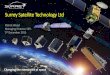 Surrey Satellite Technology Ltd - RAL SpaceSurrey Satellite Technology Ltd . Pioneering low cost satellites Focus applications, innovation and value Complete end to end solution Partnership