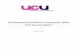 The Research Excellence Framework (REF) UCU Survey Report · REF outputs outside of paid working hours. Performance Expectations and Career Development A number of institutions are