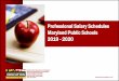 MARYLAND STATE DEPARTMENT OF EDUCATIONmarylandpublicschools.org/about/Documents/DCAA/SSP/...Salary Schedules for Maryland Public School Teachers with a Bachelor's Degree and Standard