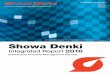 Showa Denki - kansai.meti.go.jp · Integrated Report 2016 (Intellectual Property Management Report) Published in August 2016 Showa Denki supports motorcycle sports as part of its