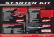 STARTER KIT - Snap-on Australia · 2018-04-15 · STARTER KIT IT TOOL CONTROL y 18" striking prybar y rechargeable pen light y 6–24 volt test light y feeler gauge y soft grip hacksaw